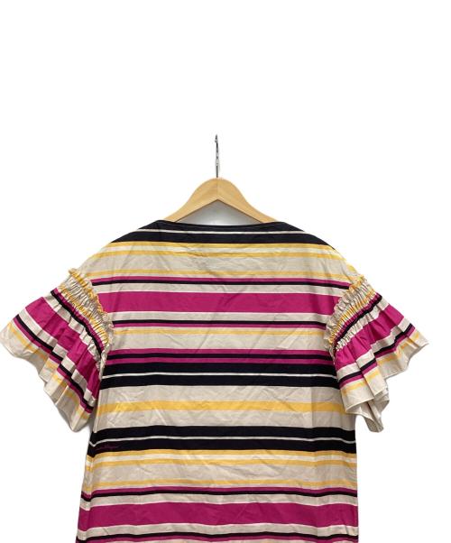 Salvatore Ferragamo（サルヴァトーレ フェラガモ）Salvatore Ferragamo (サルヴァトーレ フェラガモ) ボーダーワンピース マルチカラー サイズ:38の古着・服飾アイテム