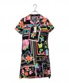 LEONARD SPORTレオナール スポーツ）の古着「シャツワンピース」｜ブラック