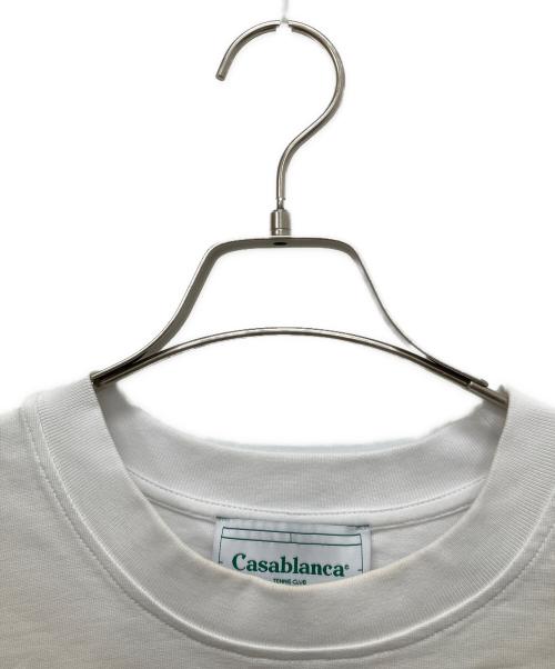 CASABLANCA（カサブランカ）CASABLANCA (カサブランカ) Equipement Sportif T-Shirt ホワイト サイズ:Lの古着・服飾アイテム