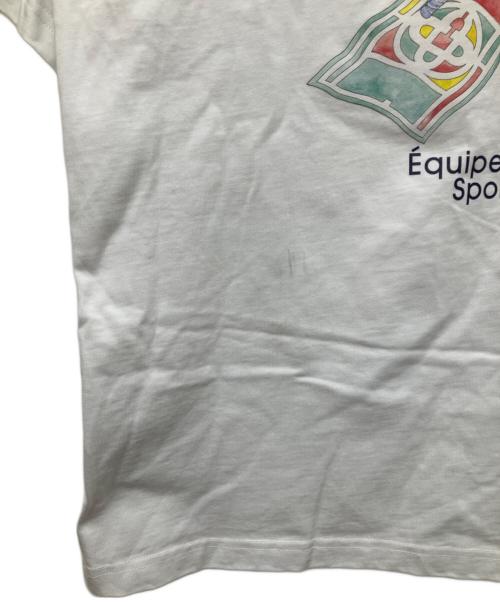 CASABLANCA（カサブランカ）CASABLANCA (カサブランカ) Equipement Sportif T-Shirt ホワイト サイズ:Lの古着・服飾アイテム