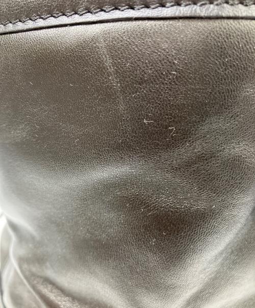 TOD'S（トッズ）TOD'S (トッズ) ラバーペブル レザーリュック ブラックの古着・服飾アイテム