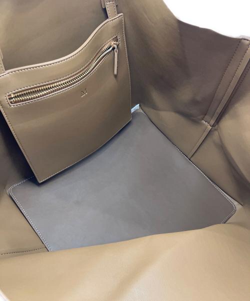 &MyuQ（アンドミューク）&MyuQ (アンドミューク) TOTE BAG ブラウンの古着・服飾アイテム