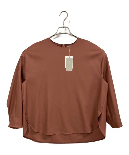 theory luxe（セオリーリュクス）theory luxe (セオリーリュクス) ラウンドヘムTブラウス ブラウン サイズ:38 未使用品の古着・服飾アイテム
