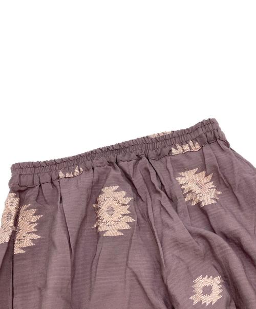 HAREKI（ハレキ）HAREKI (ハレキ) ジャガード織りパンツ パープル サイズ:-の古着・服飾アイテム