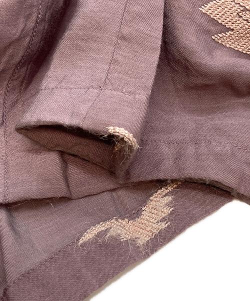 HAREKI（ハレキ）HAREKI (ハレキ) ジャガード織りパンツ パープル サイズ:-の古着・服飾アイテム