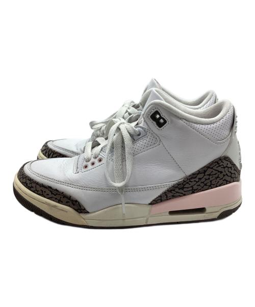 NIKE（ナイキ）NIKE (ナイキ) WMNS AIR JORDAN 3 RETRO ホワイト サイズ:24.5の古着・服飾アイテム