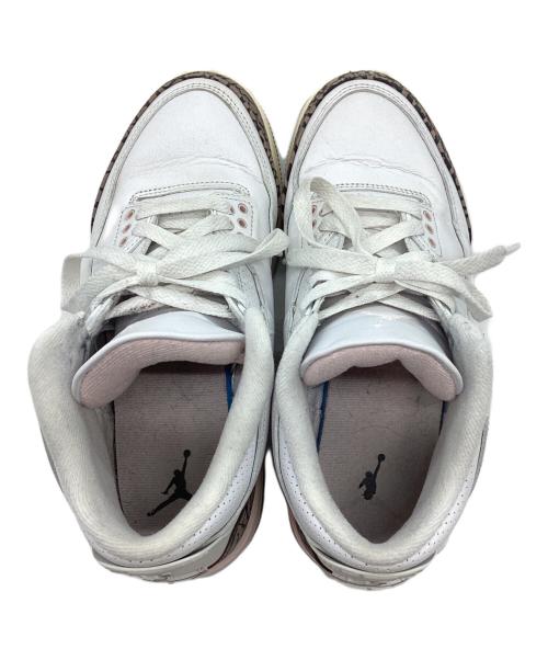 NIKE（ナイキ）NIKE (ナイキ) WMNS AIR JORDAN 3 RETRO ホワイト サイズ:24.5の古着・服飾アイテム