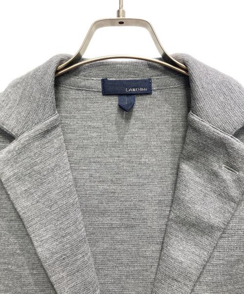 LARDINI（ラルディーニ）LARDINI (ラルディーニ) wool knitted jacket グレー サイズ:XSの古着・服飾アイテム