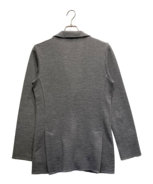 LARDINI（ラルディーニ）LARDINI (ラルディーニ) wool knitted jacket グレー サイズ:XSの古着・服飾アイテム