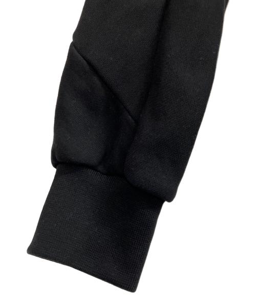 HERNO（ヘルノ）HERNO (ヘルノ) マーセライズドコットンスウェットハーフジップフーディー ブラック サイズ:44の古着・服飾アイテム