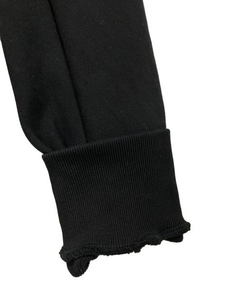 HERNO（ヘルノ）HERNO (ヘルノ) マーセライズドコットンスウェットハーフジップフーディー ブラック サイズ:44の古着・服飾アイテム