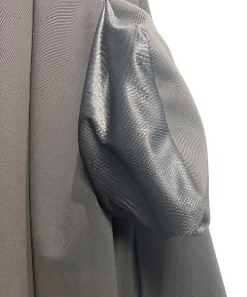 FOXEY NEWYORK（フォクシーニューヨーク）FOXEY NEWYORK (フォクシーニューヨーク) ベロア切替パーカーワンピース ブラック サイズ:38の古着・服飾アイテム