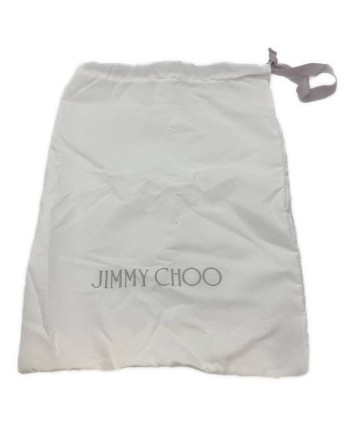 JIMMY CHOO（ジミーチュウ）JIMMY CHOO (ジミーチュウ) MIRELE スタッズパールフラットパンプス ブラック サイズ:22.5の古着・服飾アイテム