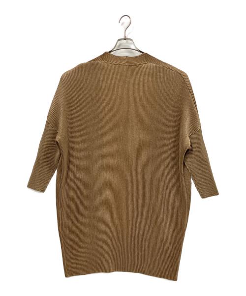 SPECCHIO（スペッチオ）SPECCHIO (スペッチオ) シャトルプリーツ スリーブロングジャケット ベージュ サイズ:40の古着・服飾アイテム
