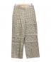 theory（セオリー）の古着「Linear Check Straight Trouser」｜ベージュ