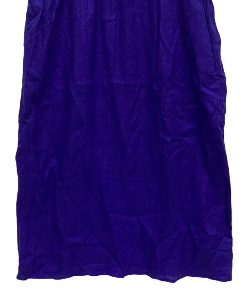 fog linen work（フォグリネンワーク）fog linen work (フォグリネンワーク) キーネックワンピース ブルー サイズ:表記なしの古着・服飾アイテム