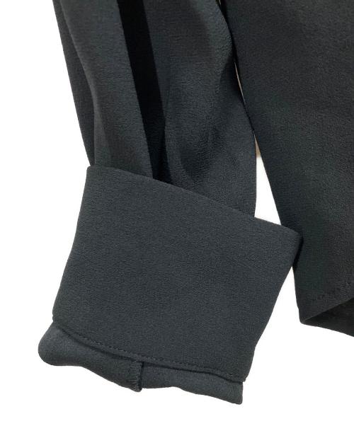 SOEJU（ソージュ）SOEJU (ソージュ) ジョーゼットリボンブラウス ブラック サイズ:Mの古着・服飾アイテム