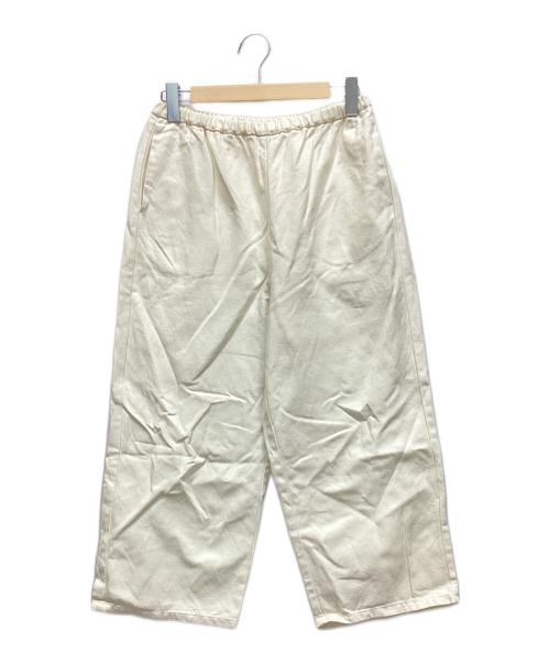 mizuiro-ind（ミズイロインド）mizuiro-ind (ミズイロインド) コットンリネンイージーパンツ ベージュ サイズ:2の古着・服飾アイテム