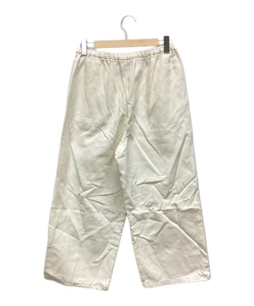 mizuiro-ind（ミズイロインド）mizuiro-ind (ミズイロインド) コットンリネンイージーパンツ ベージュ サイズ:2の古着・服飾アイテム