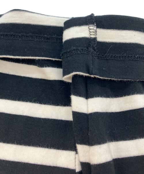 BEARDSLEY（ビアズリー）BEARDSLEY (ビアズリー) ボーダーカットソー ブラック×ホワイト サイズ:SIZE Freeの古着・服飾アイテム