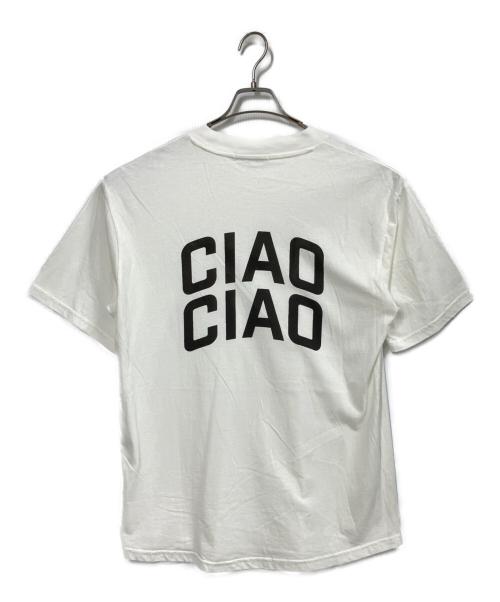 ARAMINTA JAMES（アラミンタ ジェームズ）ARAMINTA JAMES (アラミンタ ジェームズ) CIAO CIAO Tシャツ ホワイト サイズ:XSの古着・服飾アイテム