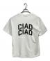 ARAMINTA JAMES (アラミンタ ジェームズ) CIAO CIAO Tシャツ ホワイト サイズ:XS：7000円