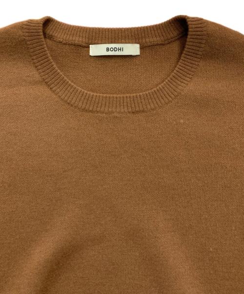 BODHI（ボーディ）BODHI (ボーディ) カシミヤハイゲージニットベスト　BD13007 ブラウン サイズ:Freeの古着・服飾アイテム