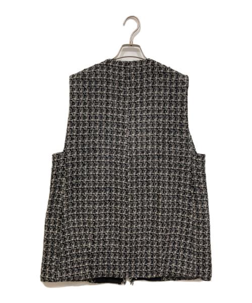 VERMEIL par iena（ヴェルメイユ パー イエナ）VERMEIL par iena (ヴェルメイユ パー イエナ) ツイードジレ ブラック サイズ:Freeの古着・服飾アイテム