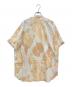 LEVI'S (リーバイス) ロングシャツ WATERCOLOR SPLASH ホワイト×ベージュ サイズ:Ｓ：5000円