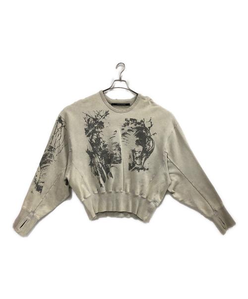 JULIUS（ユリウス）JULIUS (ユリウス) Rift Graphic Sweatshirt ベージュ サイズ:1の古着・服飾アイテム