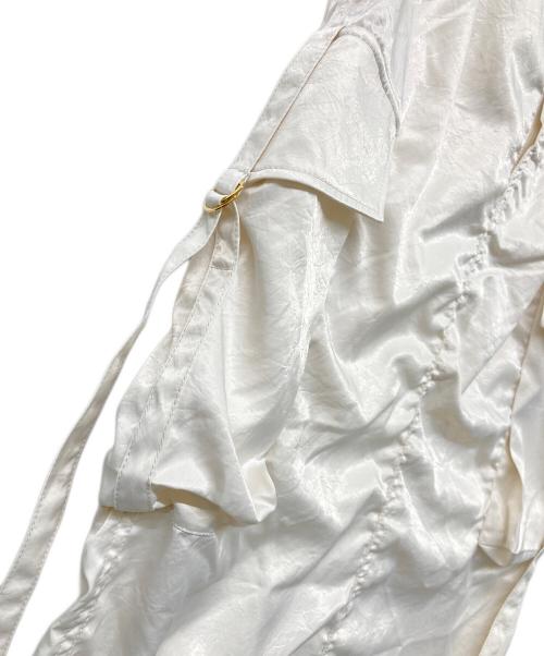 LE CIEL BLEU（ルシェルブルー）LE CIEL BLEU (ルシェルブルー) Cargo Maxi Skirt ホワイト サイズ:38の古着・服飾アイテム