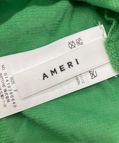 Ameri（アメリ）AMERI (アメリ) 2PIECE ORGANIC COTTON TEE グリーン サイズ:Freeの古着・服飾アイテム