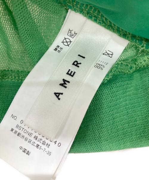 Ameri（アメリ）AMERI (アメリ) 2PIECE ORGANIC COTTON TEE グリーン サイズ:Freeの古着・服飾アイテム