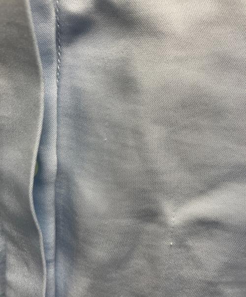 polaura（ポロ―ラ）polaura (ポロ―ラ) ボウタイmany wayオフショルサテンブラウス サックスブルー サイズ:Freeの古着・服飾アイテム