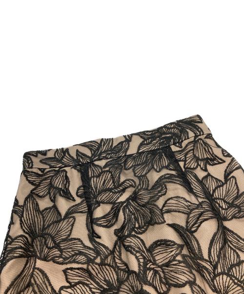 FRAY ID（フレイ アイディー）FRAY ID (フレイ アイディー) 22SS チュールフラワータイトスカート ブラック サイズ:1の古着・服飾アイテム