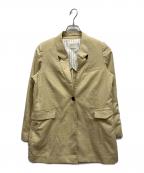 Ameriアメリ）の古着「PERFORATED COLLAR JACKET」｜ベージュ