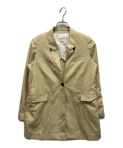 Ameri（アメリ）Ameri (アメリ) PERFORATED COLLAR JACKET ベージュ サイズ:Ｓの古着・服飾アイテム