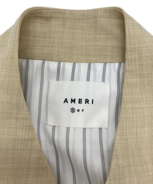 Ameri（アメリ）Ameri (アメリ) PERFORATED COLLAR JACKET ベージュ サイズ:Ｓの古着・服飾アイテム