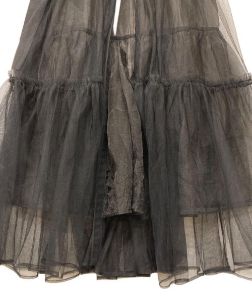 MAISON SPECIAL（メゾンスペシャル）MAISON SPECIAL (メゾンスペシャル) Tulle Tiered Belt Skirt ブラック サイズ:Freeの古着・服飾アイテム