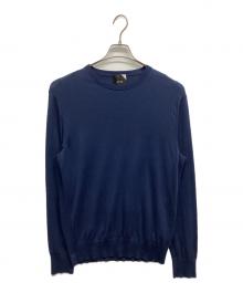 ATON（エイトン）の古着「SUVIN COTTON OVERSIZED SWEATER」｜ネイビー