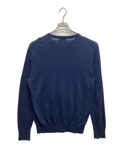 ATON（エイトン）ATON (エイトン) SUVIN COTTON OVERSIZED SWEATER ネイビー サイズ:4の古着・服飾アイテム