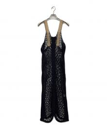 TODAYFUL（トゥデイフル）の古着「Mesh Knit Dress」｜ブラック