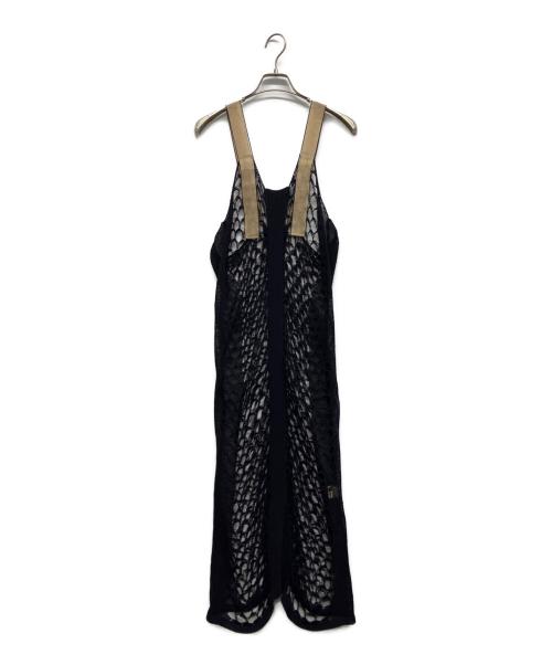 TODAYFUL（トゥデイフル）TODAYFUL (トゥデイフル) Mesh Knit Dress ブラック サイズ:38の古着・服飾アイテム