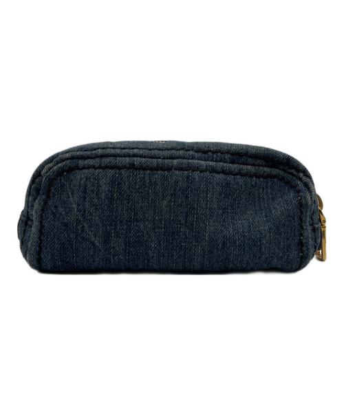 PRADA（プラダ）PRADA (プラダ) デニムコスメポーチ インディゴの古着・服飾アイテム