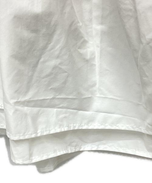 UNITED ARROWS（ユナイテッドアローズ）UNITED ARROWS (ユナイテッドアローズ) LUXURY フリル コンビ ニット ネイビー×ホワイト サイズ:表記なしの古着・服飾アイテム