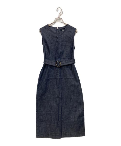 'S Max Mara（エスマックスマーラ）'S Max Mara (エスマックスマーラ) ノースリーブワンピース インディゴ サイズ:40の古着・服飾アイテム
