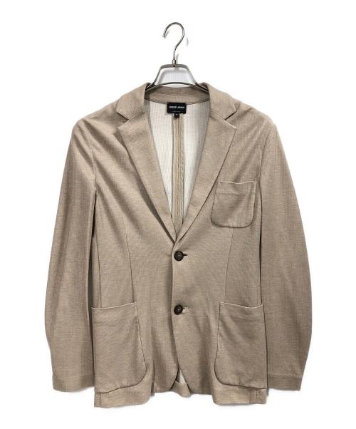 GIORGIO ARMANI（ジョルジョアルマーニ）GIORGIO ARMANI (ジョルジョアルマーニ) ブレザー ベージュ サイズ:46の古着・服飾アイテム