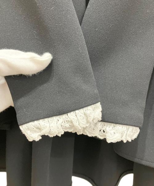 TSURU by MARIKO OIKAWA（ツルバイマリコオイカワ）TSURU by MARIKO OIKAWA (ツルバイマリコオイカワ) Eloise/レースブラウス ブラック サイズ:34の古着・服飾アイテム