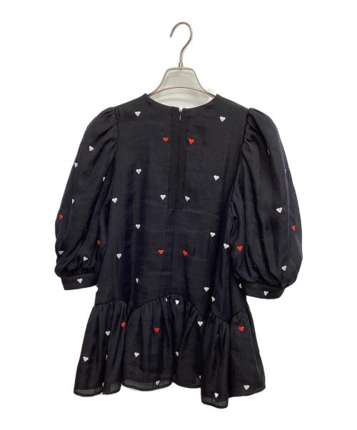 CHESTY（チェスティ）CHESTY (チェスティ) THE HANY (ザハニー) ハートトップス ブラックの古着・服飾アイテム