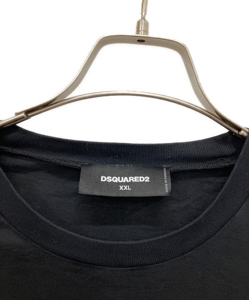 DSQUARED2（ディースクエアード）DSQUARED2 (ディースクエアード) Tシャツ ブラック サイズ:XXLの古着・服飾アイテム